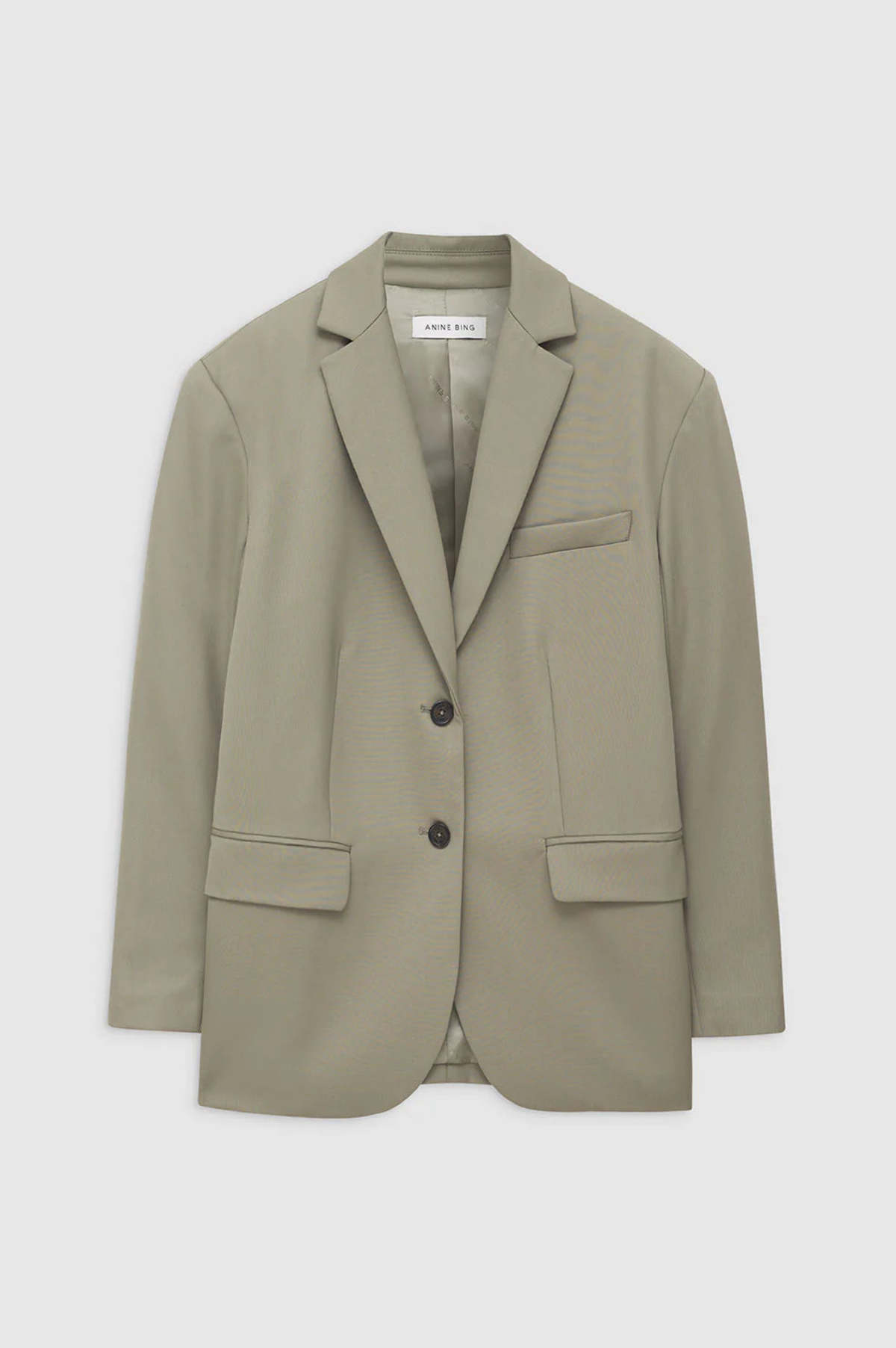 Anine Bing Quinn Blazer - Green Khaki | Garmentory
