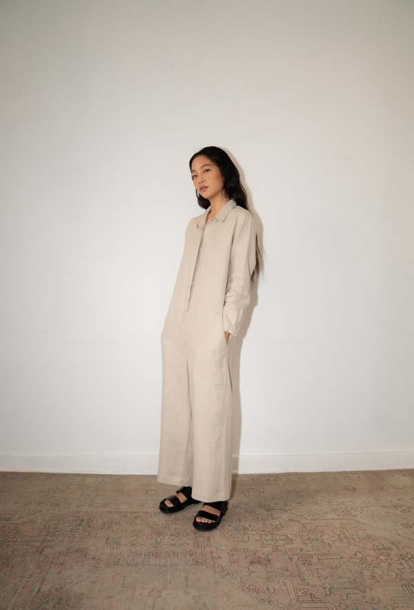 Zii Ropa Wade Jumpsuit - Sand