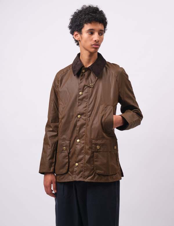 Barbour Ashby Wax Jacket - Bark Brown | Garmentory