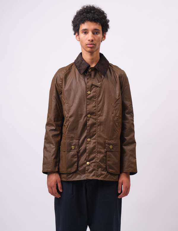 Barbour Ashby Wax Jacket - Bark Brown | Garmentory