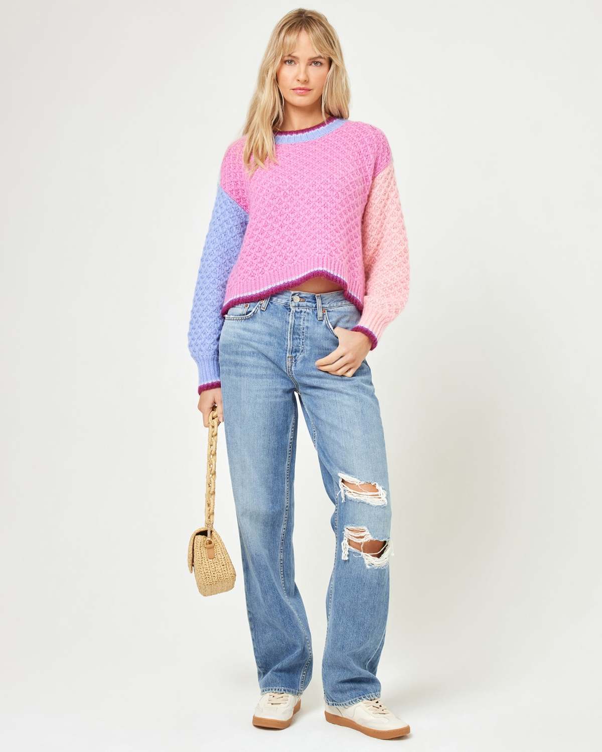 L*Space Pretty Please Pullover - Costa Del Sol Colorblock - Image 2 of 5