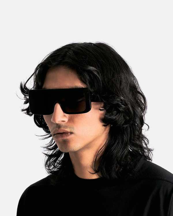 Rick Owens Documenta Sunglasses - Black | Garmentory
