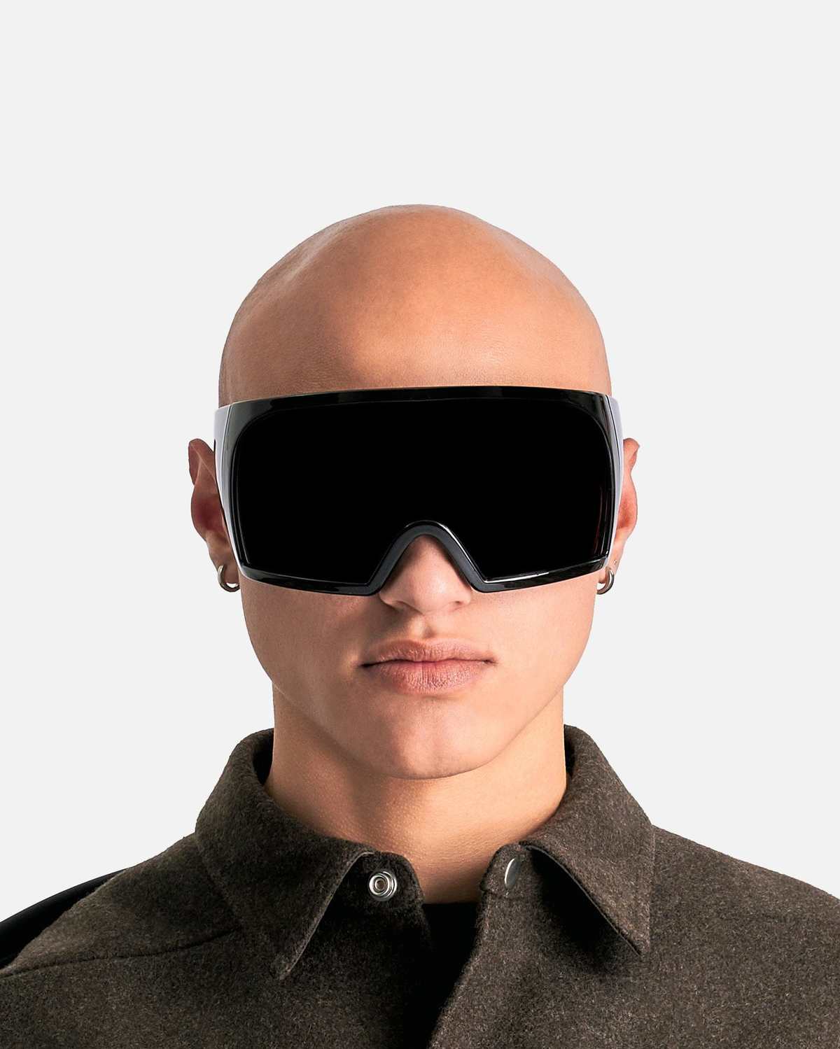 Rick Owens Kriester Glasses - Black/Black | Garmentory