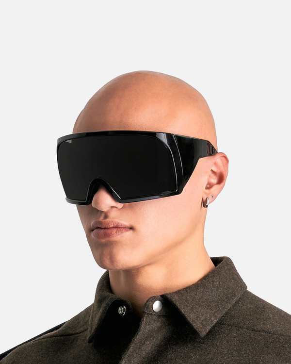 Rick Owens Kriester Glasses - Black/Black | Garmentory