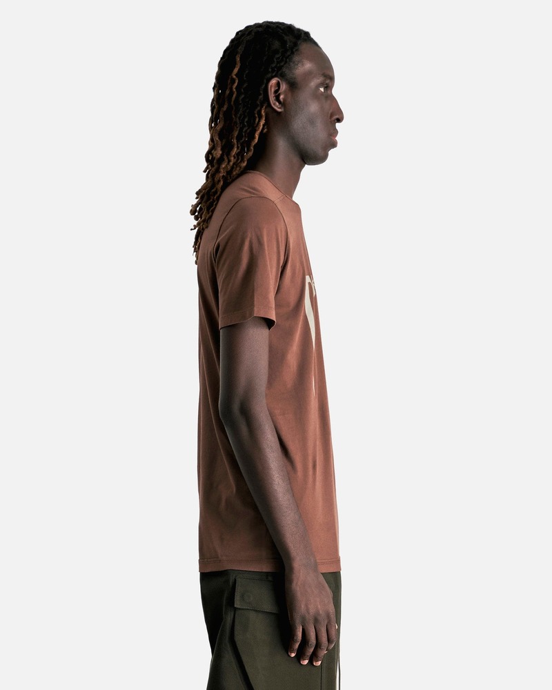 【正規店出品】RICK OWENS WOMEN CROPPED LEVEL T-SHIRT PEARL Rick Owens Women's' Cropped Level T-Shirt in White | LN-CC®