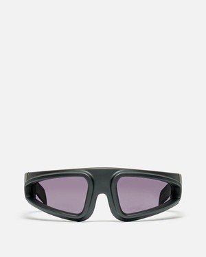 Rick Owens Ryder Sunglasses - Black/Black | Garmentory