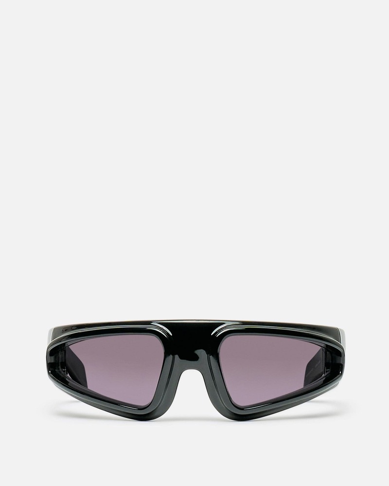Rick Owens Ryder Sunglasses - Gloss Black