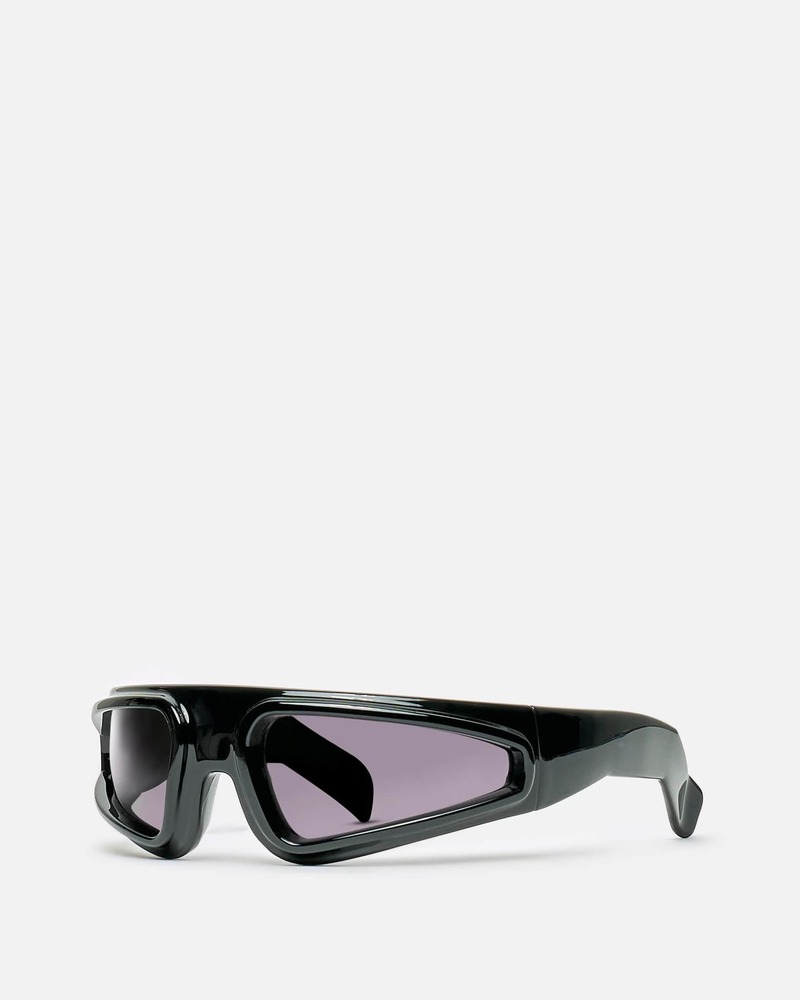 Rick Owens Ryder Sunglasses - Gloss Black