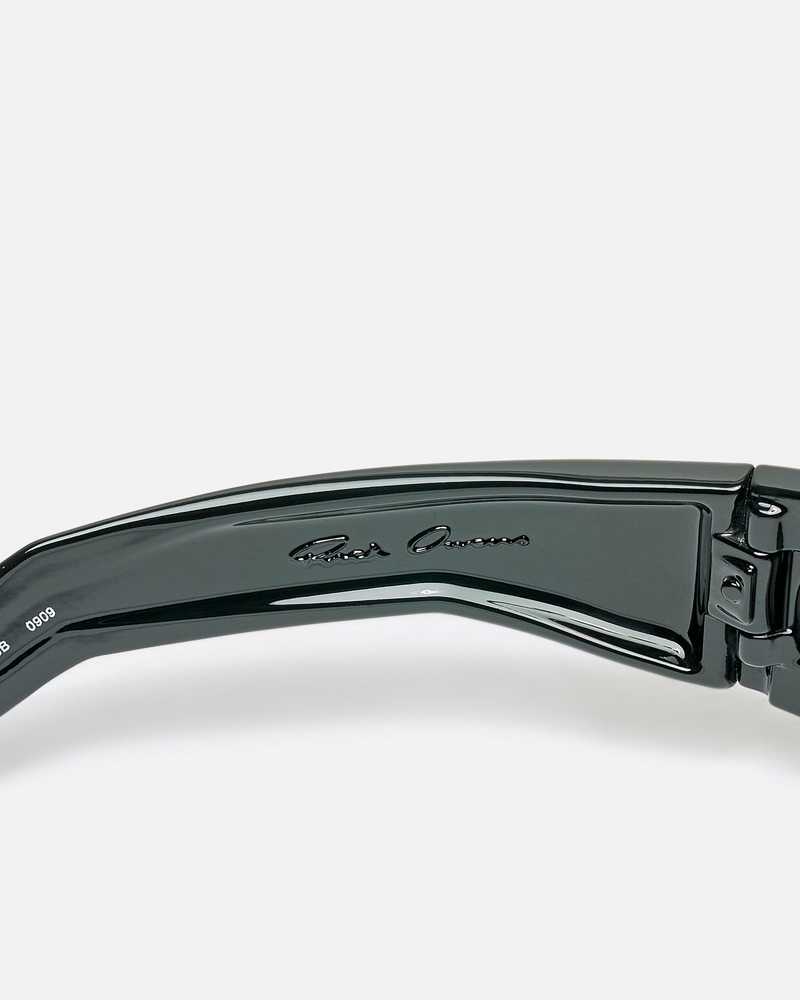 Rick Owens Ryder Sunglasses - Gloss Black