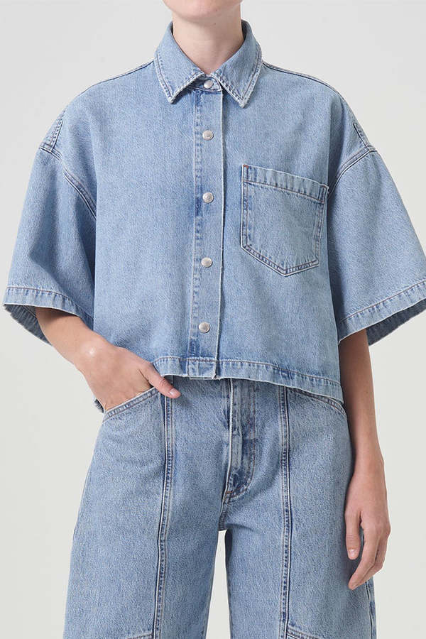 Agolde Rona Box Shirt - Effect