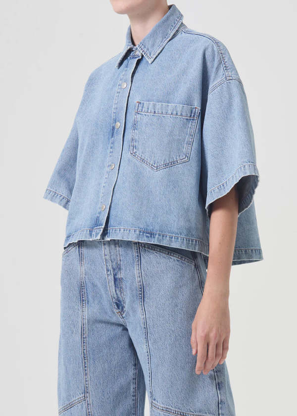 Agolde Rona Box Shirt - Effect