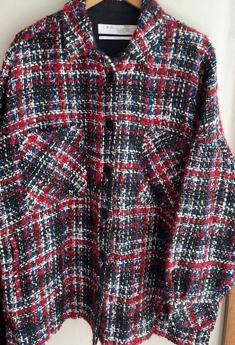 IRO Elmer Jacket - Black Plaid | Garmentory