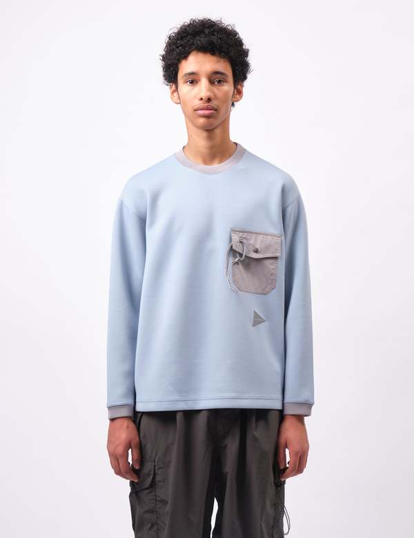 トップス and wander Airy Warm Pullover and Wander Airly Warm Pullover - Light Blue | Garmentory