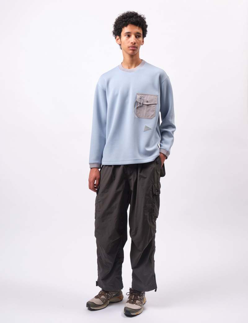 トップス and wander Airy Warm Pullover and wander（アンドワンダー） トレーナー スウェット 「and wander