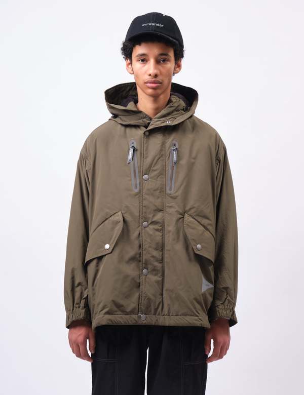 and Wander Fishtail Octa Coat - Khaki | Garmentory