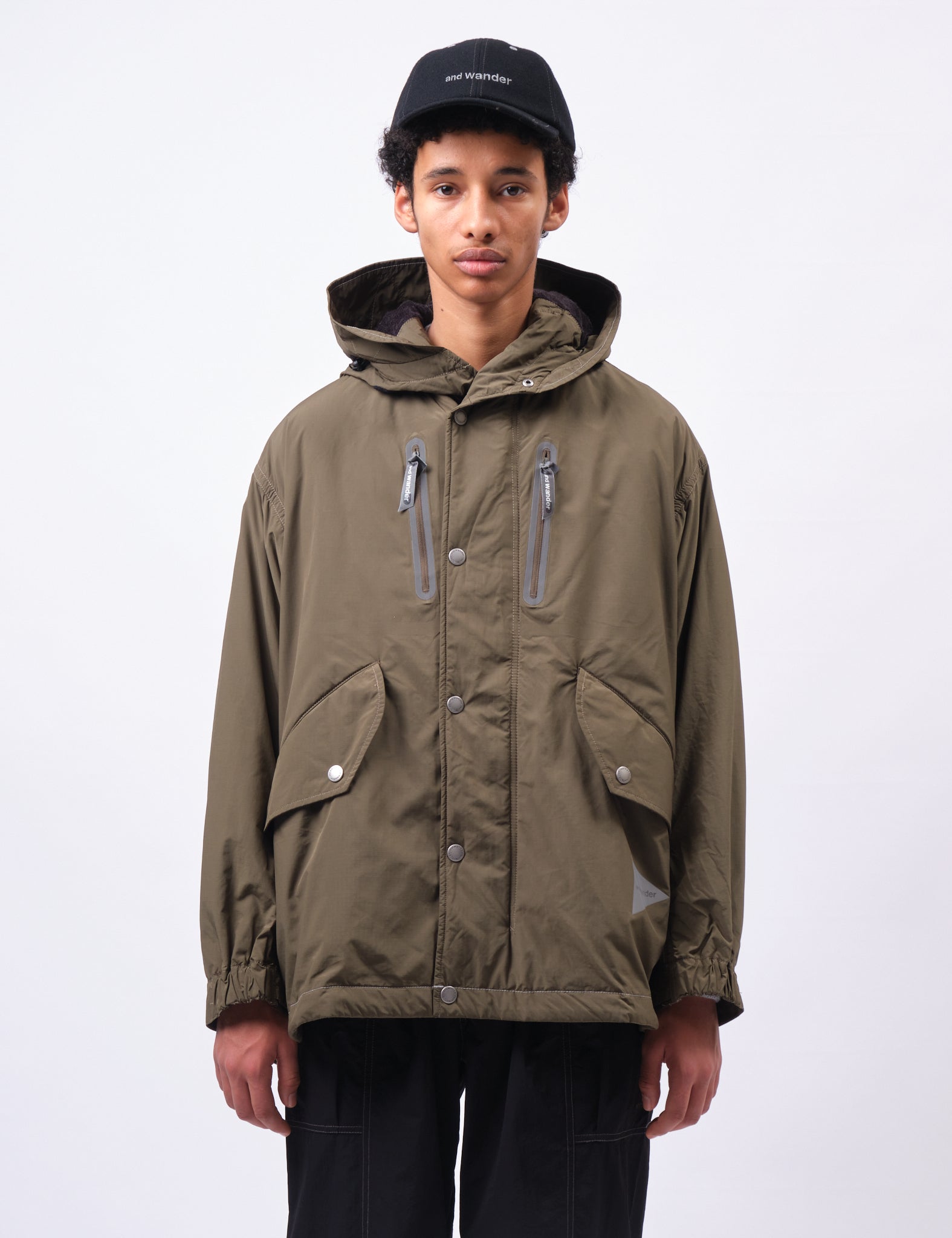 and Wander Fishtail Octa Coat - Khaki | Garmentory