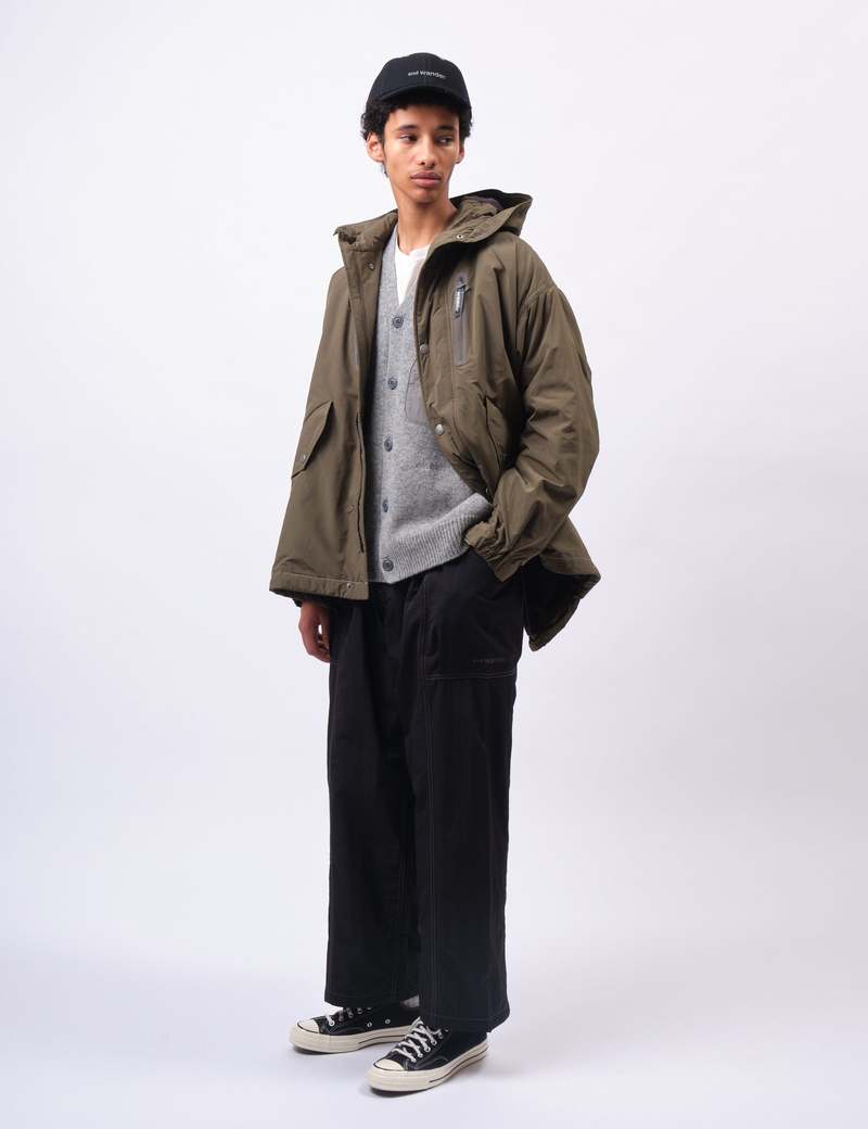 and Wander Fishtail Octa Coat - Khaki | Garmentory