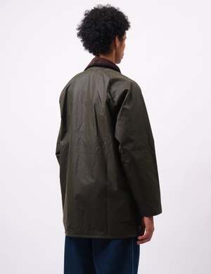 Barbour Beaufort Wax Jacket - Olive Green | Garmentory