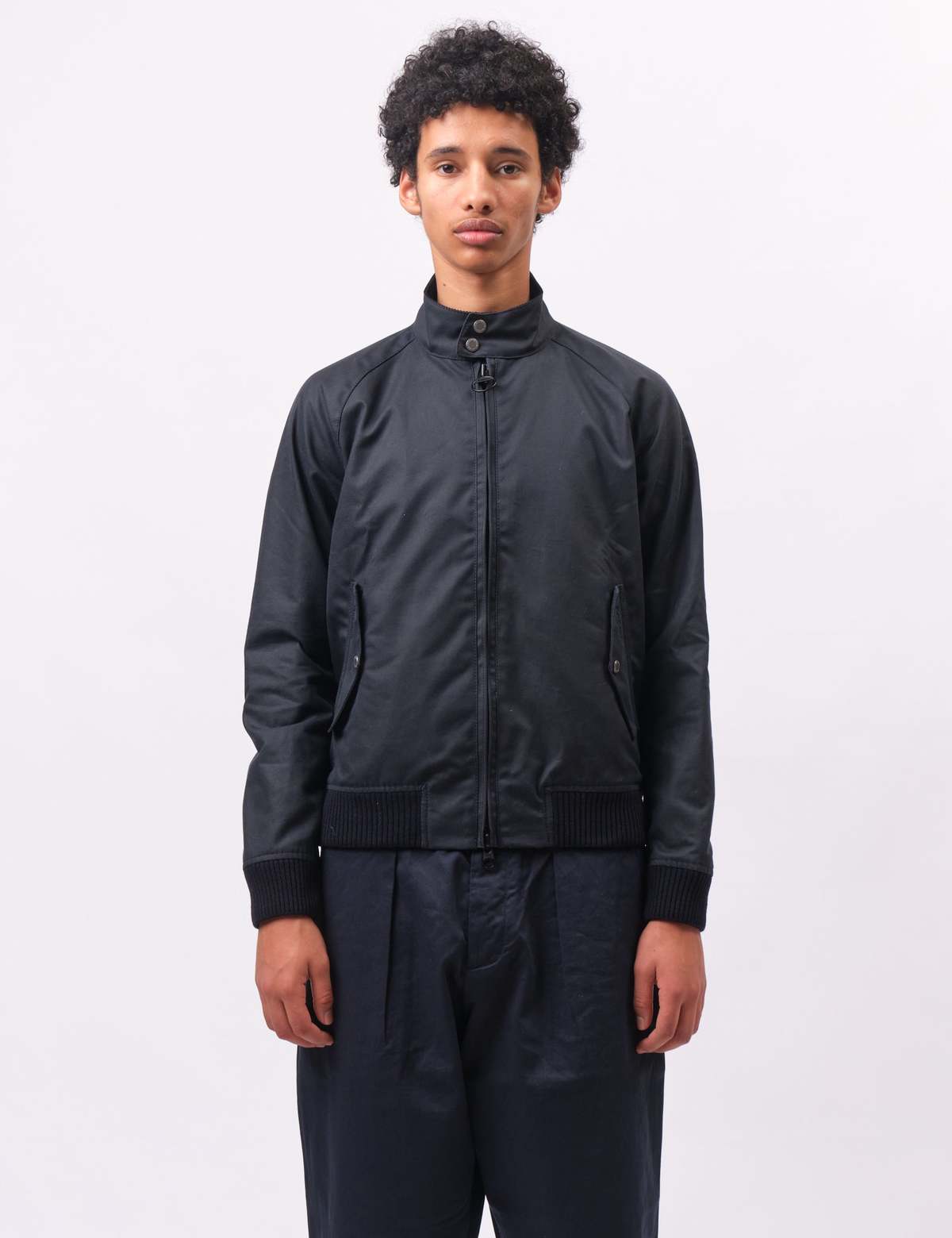 Barbour x Baracuta◆Porton Jacket◆L◆Navy Barbour x Baracuta Porton Wax Navy by Baracuta | Men | WP Store
