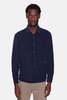 Blue&Cream Warren Fine Cord Shirt - Navy - Thumbnail 1