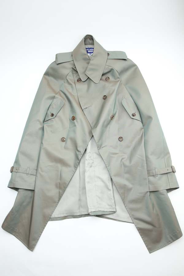 ジャケット・アウター keisukyoshida cape layered coat Cape Trench Coat Silk Satin | KEISUKEYOSHIDA