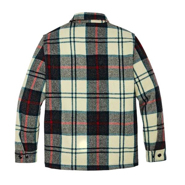 Filson Mackinaw Wool Shirt-Jac Cream Multi Plaid
