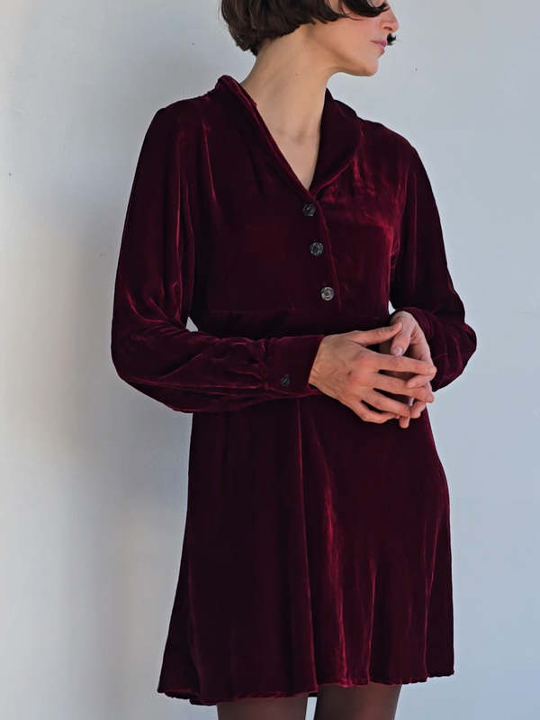 princess polly baby blue dress 90s Vintage Laura Ashley Red Velvet Evening Dress Gown Party