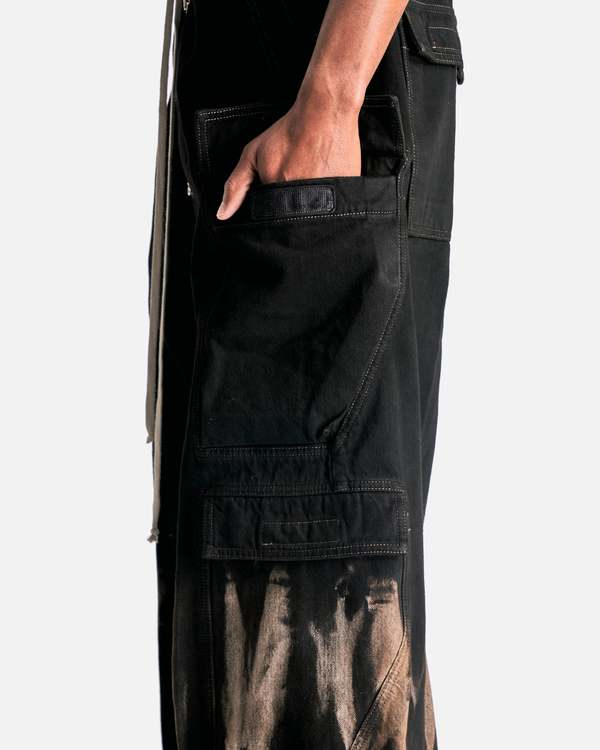 Rick Owens Double Cargo Jumbo Belas - Black/Terra | Garmentory