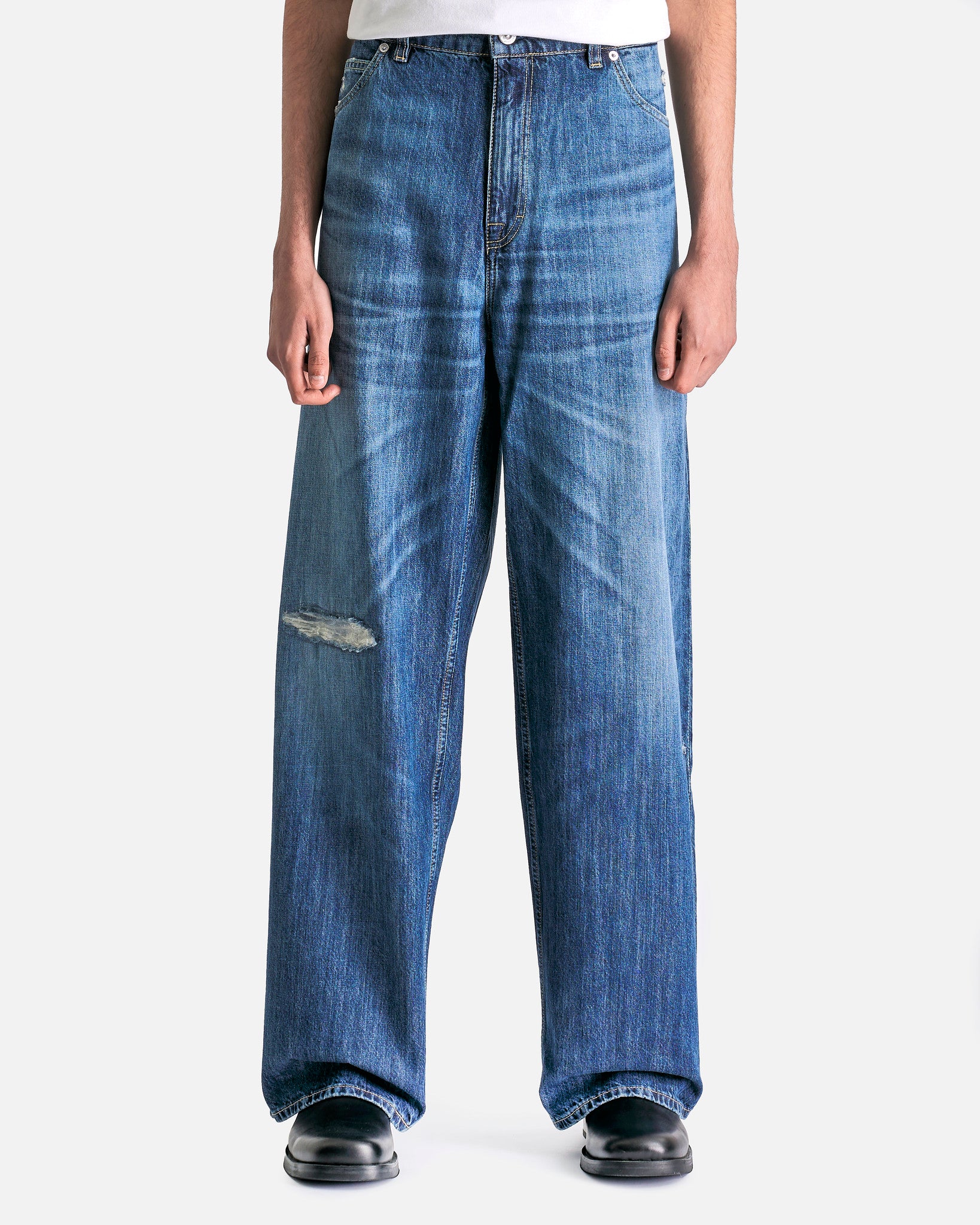 Our Legacy Vast Cut - Vintage Rubber Repair Denim | Garmentory
