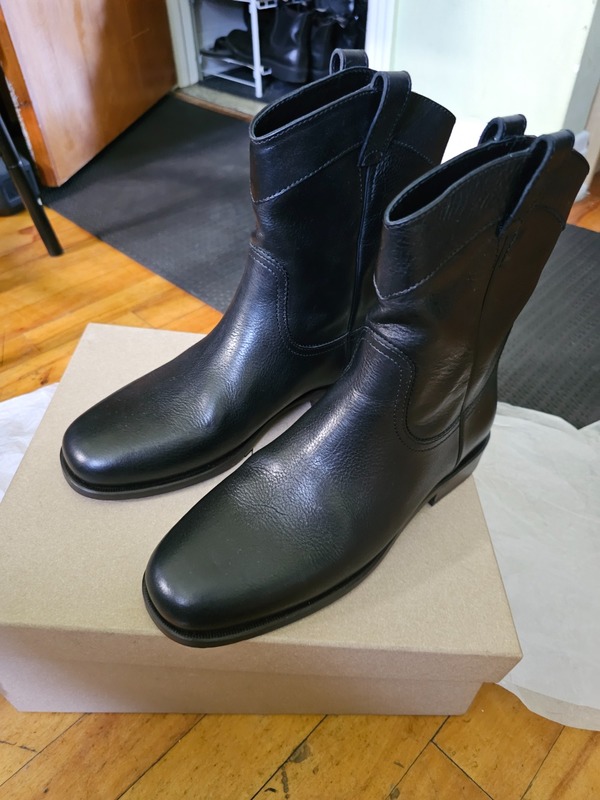 LEMAIRE New Western ルメール　チェルシーブーツ ブラック LEMAIRE New Western チェルシーブーツ ブラック - メルカリ