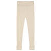 Kids Yuki Kidswear Baby And Child Fine Rib Knitted Leggings - Sand Melange Cream - Thumbnail 5