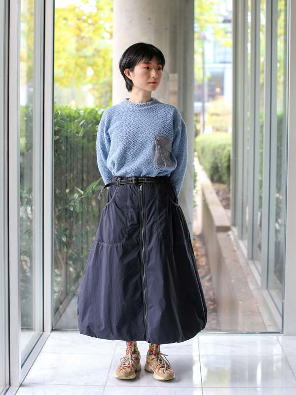 And Wander Octa Fluffy Skirt - Black | Garmentory