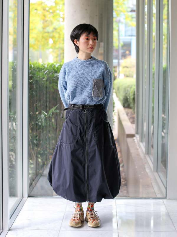 And Wander Octa Fluffy Skirt - Black | Garmentory
