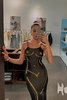 House of Sunny The Statue Dress - Onyx - Thumbnail 11