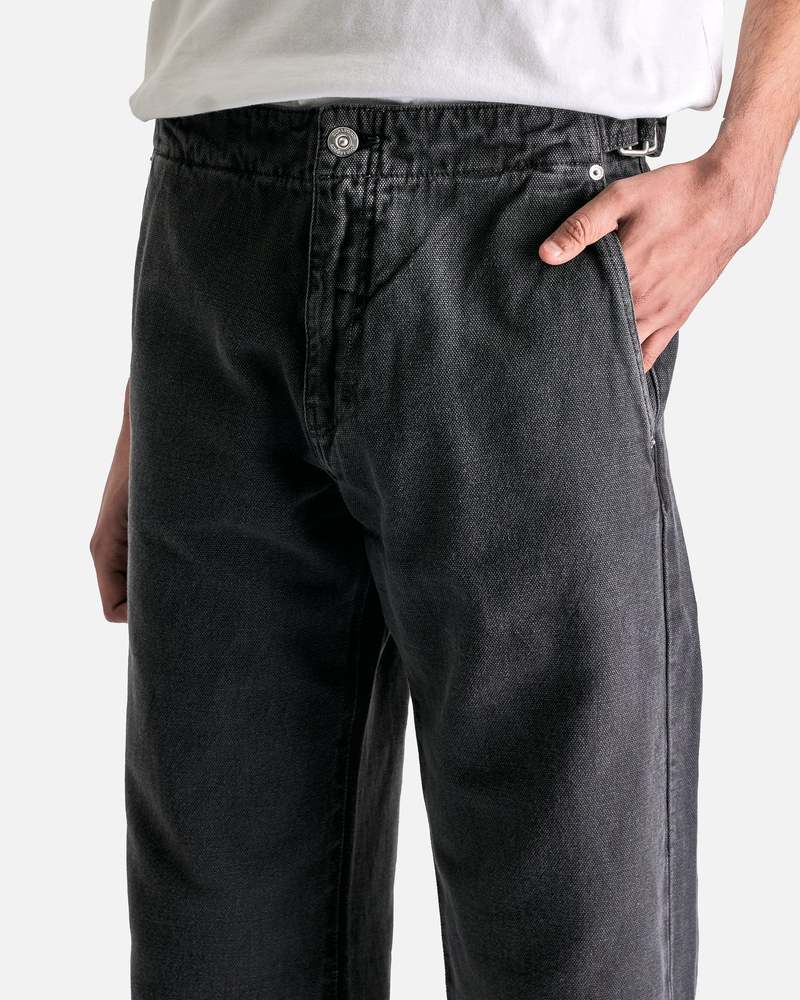 Our Legacy Trucker Trouser - Ash Black | Garmentory