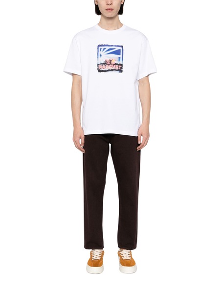 【RASSVET】BRACELET TEE [WHITE] Rassvet Bracelet Knit T-Shirt in White | SVD USA
