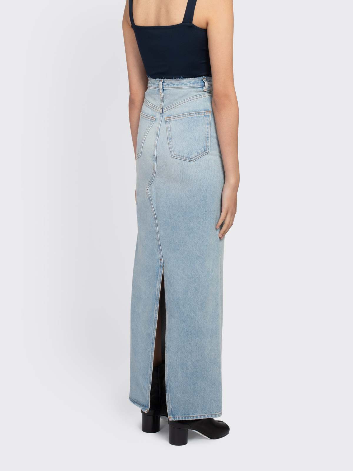 Maison Margiela MM6 Denim Long Skirt | Garmentory