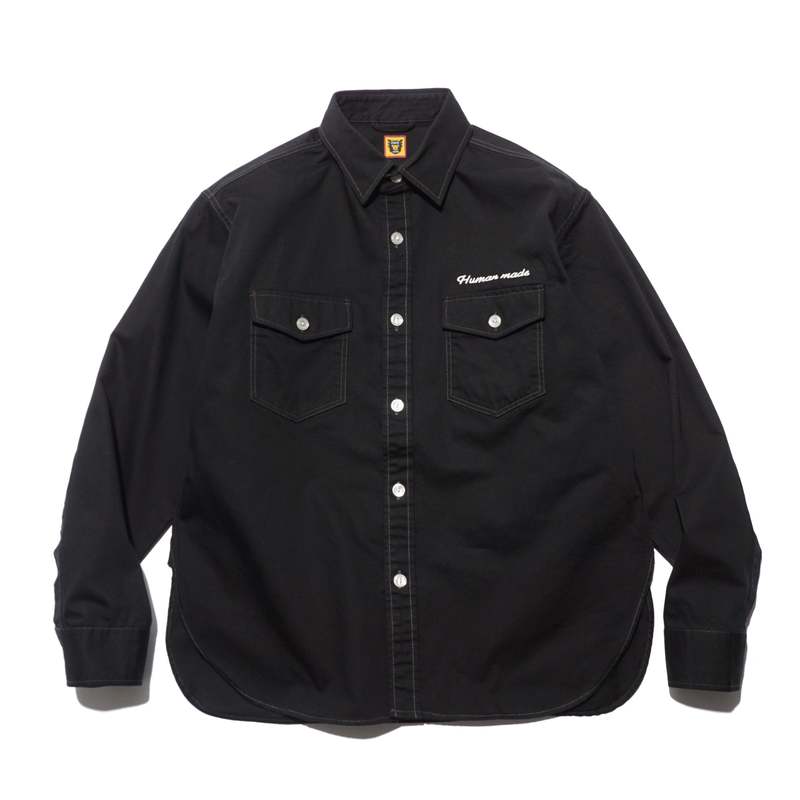 トップス HUMAN MADE SNAP BUTTON L/S SHIRT Human made SNAP BUTTON L/S SHIRT black（Men's High Country
