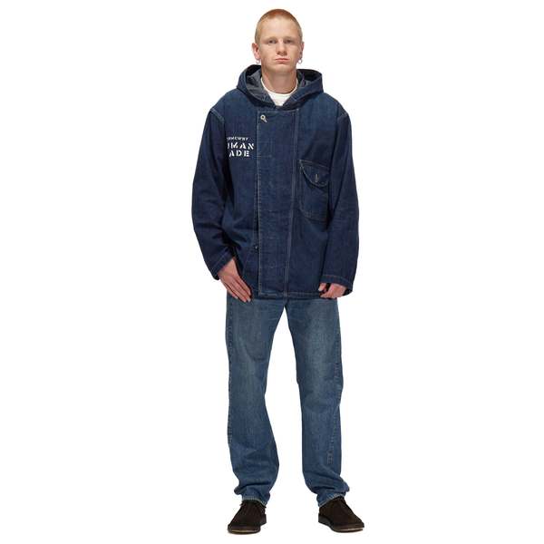 Human Made Denim Hooded Jacket - Indigo | Garmentory