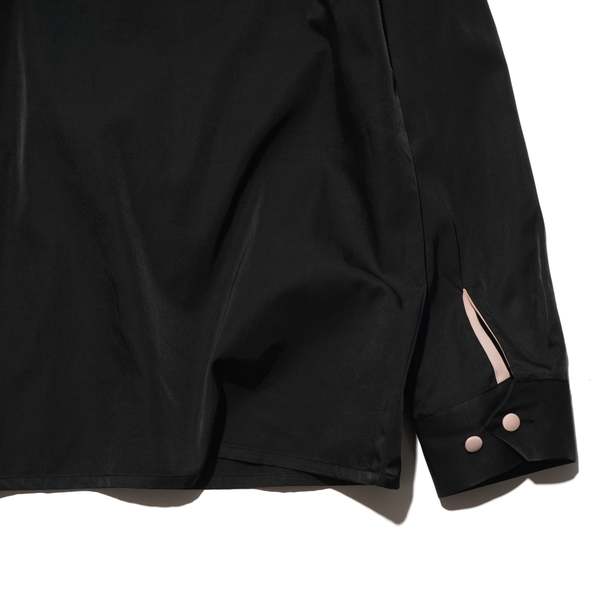 Human Made OPEN COLLAR SHIRT - BLACK | Garmentory