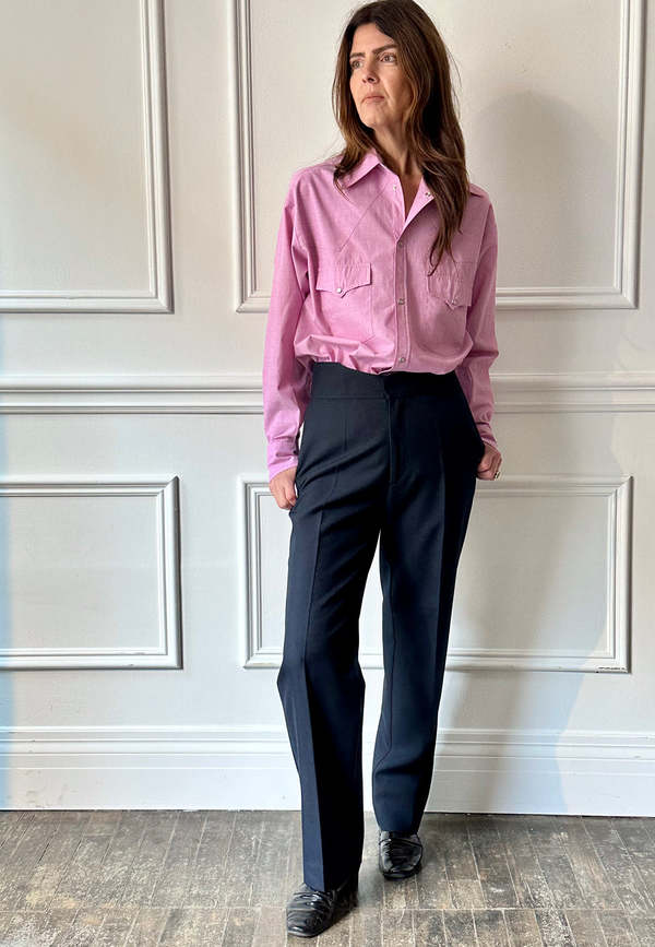 LES PRAIRIES DE PARIS Gaucho Pant - Navy