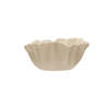 Creative Co-Op Stoneware Fluted Bowl - White - Thumbnail 1