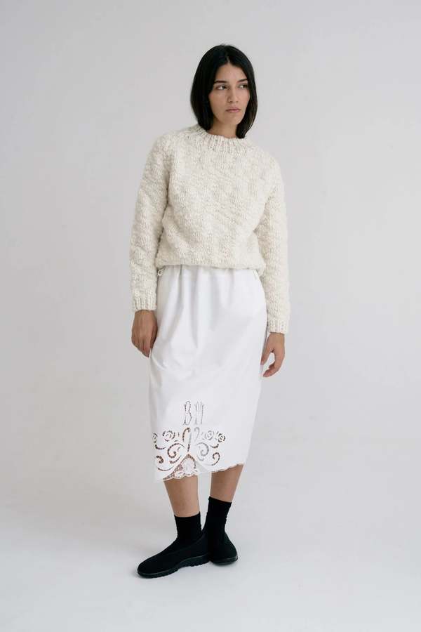 OUND Caven Hand Knit Jumper - Ivory OUND Caven Hand Knit Jumper - Ivory