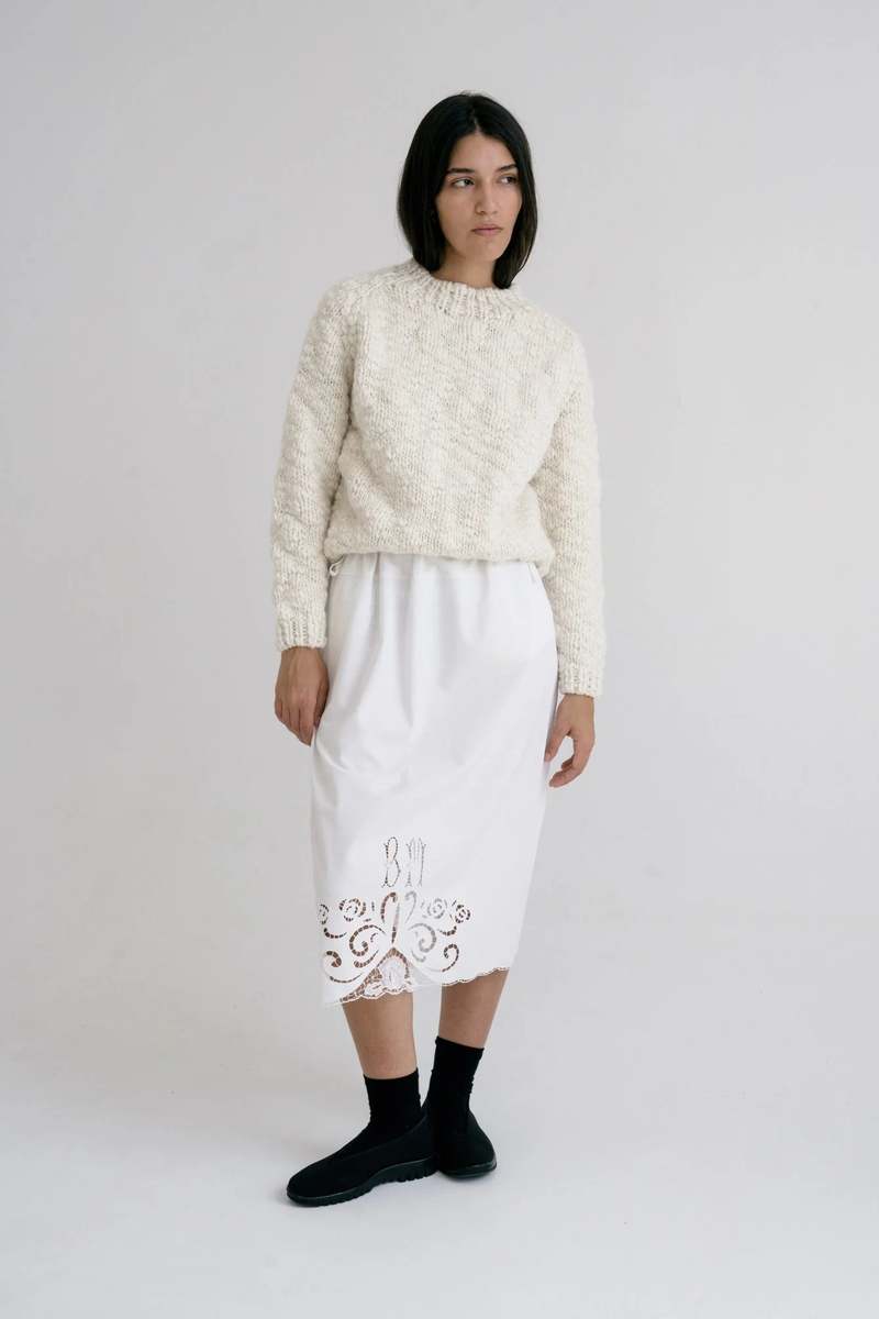OUND Caven Hand Knit Jumper - Ivory OUND Caven Hand Knit Jumper - Ivory