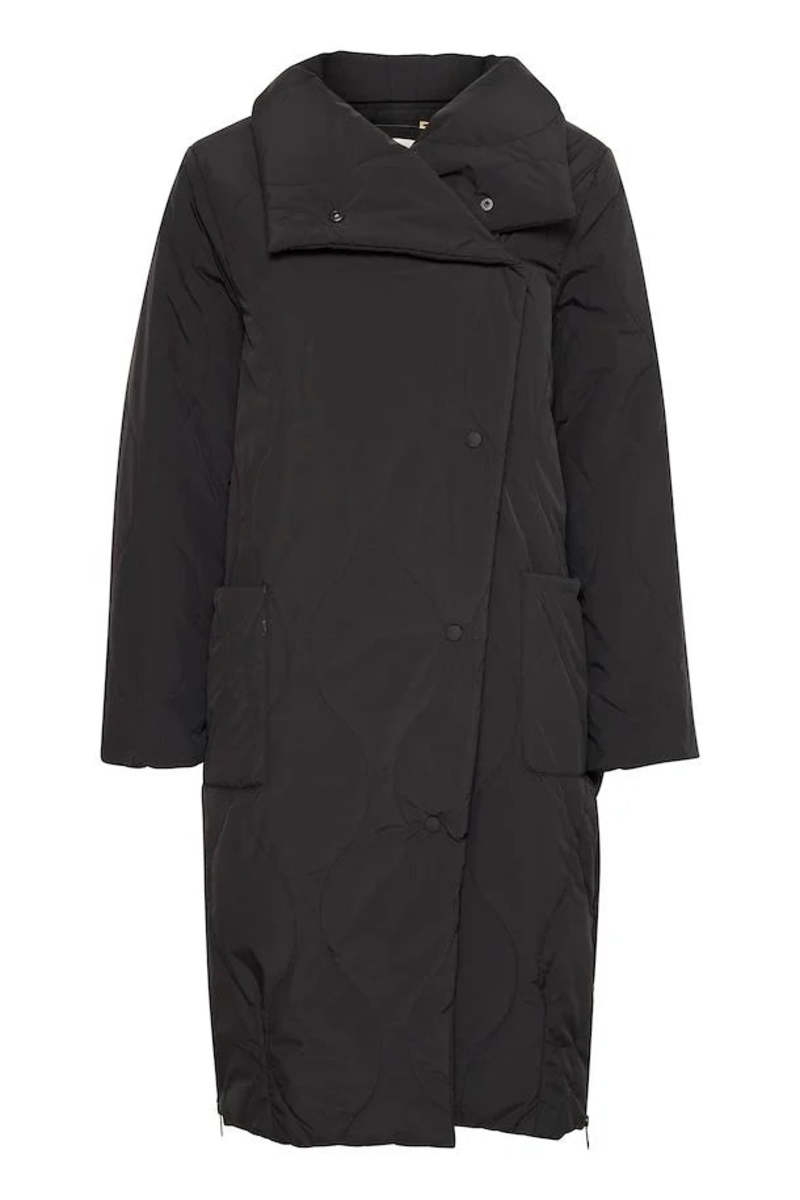 InWear Leigan Long Coat - Black