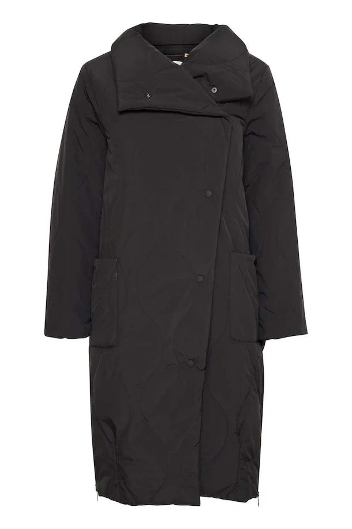 InWear Leigan Long Coat - Black - Image 3 of 8