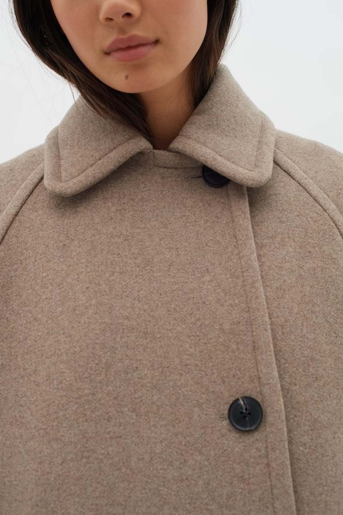 InWear Thora Minona Coat - Sandy Grey Melange - Image 2 of 10