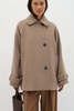 InWear Thora Minona Coat - Sandy Grey Melange - Thumbnail 3