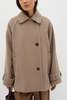 InWear Thora Minona Coat - Sandy Grey Melange - Thumbnail 4