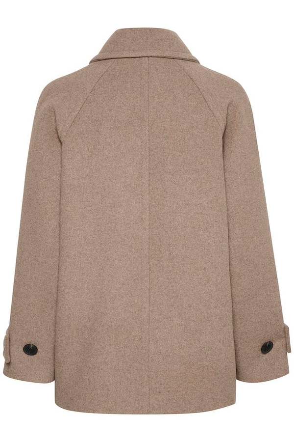 InWear Thora Minona Coat - Sandy Grey Melange